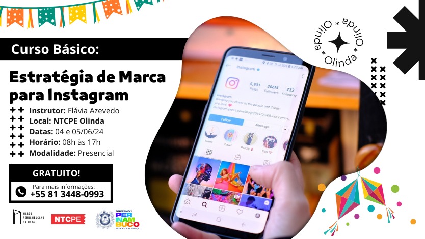 Curso de Conteúdo Criativo, Como Construir Marca no Instagram – Olinda