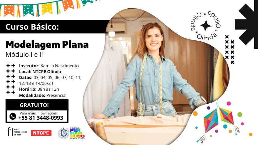 Curso de Modelagem Plana I e II – Olinda