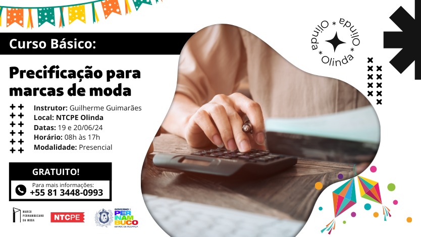 Curso de Formação de Preço para Produtos de Moda – Olinda