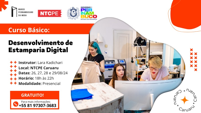 Curso de Desenvolvimento de Estamparia Digital – Caruaru