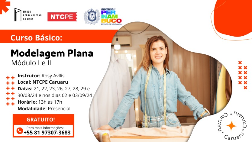 Curso de Modelagem Plana Módulo I e II – Caruaru