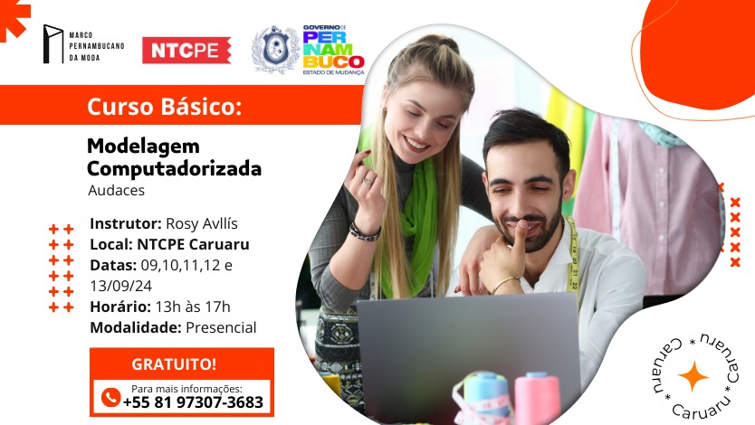 Curso de Modelagem Digital – Audaces Mod Básico – Caruaru