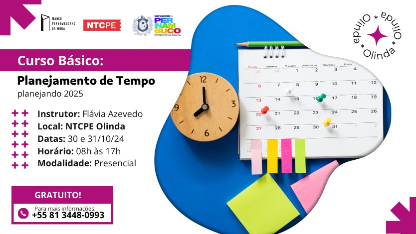 Planejamento de Tempo – Planejando 2025 – Olinda