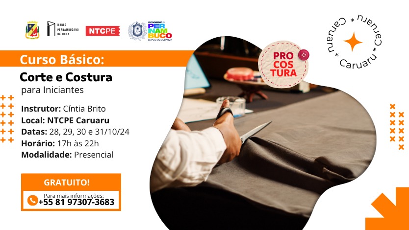 Curso de Corte e Costura para Iniciantes – Caruaru