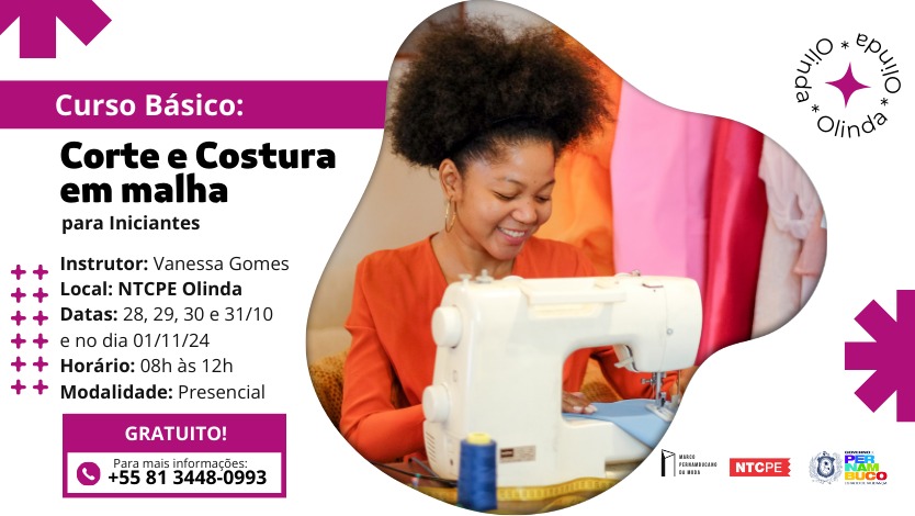 Curso de Corte e Costura em Malha – Olinda