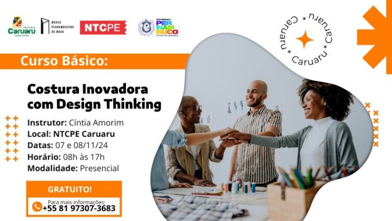 Curso de Costura Inovadora com Design Thinking – Caruaru