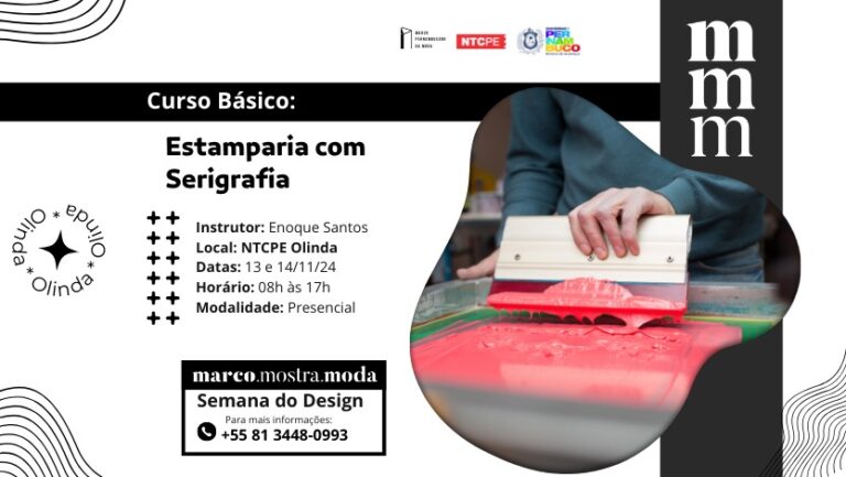 Curso de Estamparia com Serigrafia – Olinda